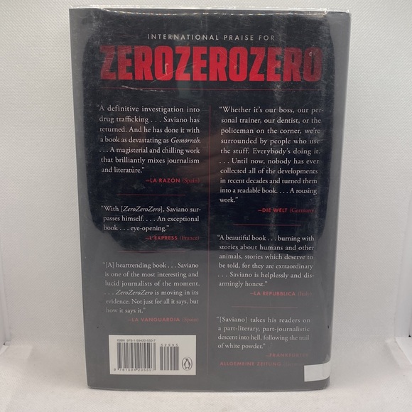 Zero Zero Zero by Roberto Saviano Hardcover with Dust Jacket - Picture 4 of 10